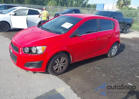 2016 Chevrolet Sonic Lt Auto из США, поврежденный, VIN 1G1JC6SH7G4179943